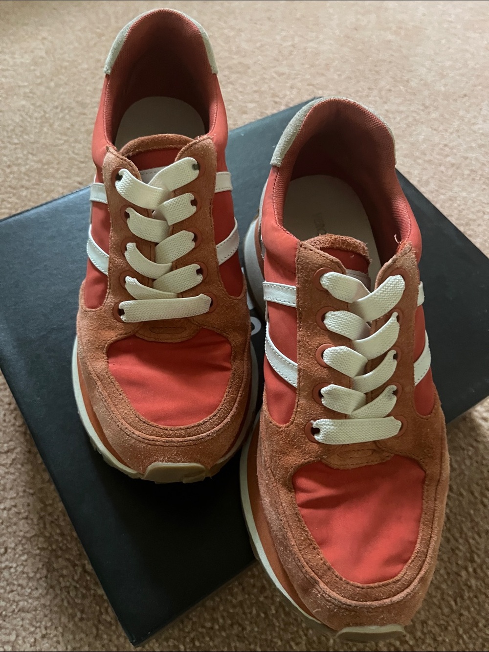 Veronica Beard Red Sneakers. Valentina Sneaker. Size 6